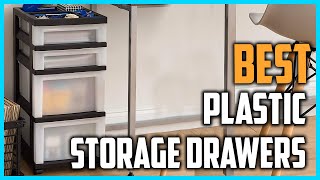 Best Plastic Storage Drawers in 2021 Top 5 Picks [upl. by Kciv]