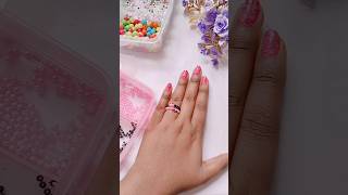 Simple Ring Making Athome ✨🥰 ring making athome simple trendingshorts viralvideo [upl. by Eyanaj]