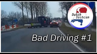 Bad Driving Compilatie Nederland 1 [upl. by Aihtenak]