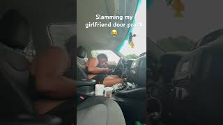 Slamming my girlfriends door prank😂 funny pranks youtubeshorts funnyshorts [upl. by Aticilef]