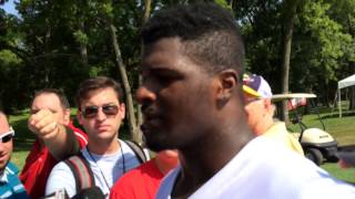 Chiefs Dee Ford at camp on Tuesday [upl. by Fahland]