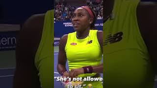 Coco Gauff GOES OFF 😳 [upl. by Codd]