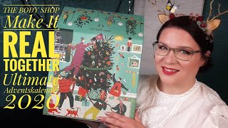 THE BODY SHOP Ultimate Adventskalender 2020  Make it real together  Unboxing  Verlosung [upl. by Varick]