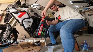 Yamaha Ténéré 700  How to change the oil step by step [upl. by Goodyear]