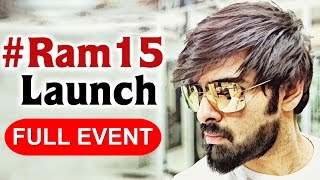 Ram15 Launch Full Event  Ram Pothineni  Anupama  Megha Akash  Kishore Tirumala  DSP [upl. by Irra]