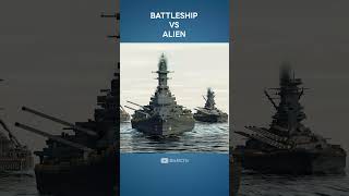 Battleship VS Alien minecraft yamato shorts [upl. by Fedak]