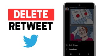 How to Delete Retweet on Twitter 2023 [upl. by Gnaoh]