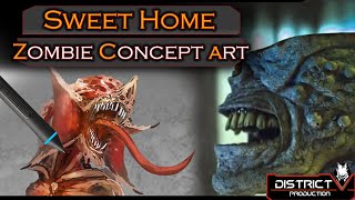 DVProduction  Sweet Home Blind Zombie monster  How to generate ideas into concept design [upl. by Auhsuoj]