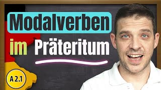 All German Modal Verbs in Simple Past Präteritum [upl. by Auric911]