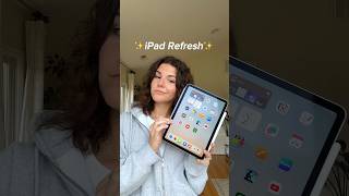 iPad homescreen refresh 🧹 ✨ipad ipadsetup tablet [upl. by Okier]