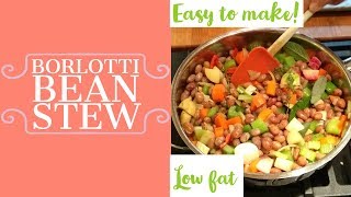 Making Borlotti Bean Stew November 2018 [upl. by Yeslah]