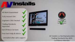 Home Cinema Hidden Cabling TV Installation Service UK [upl. by Maisie]