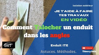 ✅ Talocher Un Enduit Extérieur  Angles de mur [upl. by Nerok39]