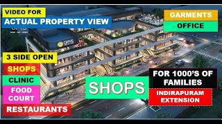 Opus Siddharth Vihar Shops in Ghaziabad ☎️9560955050  Commercial property in ghaziabad [upl. by Leseil]