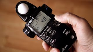 Learning how to use your Light Meter for film photography [upl. by Lani]