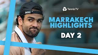 Berrettini Wawrinka amp Goffin All Feature  Marrakech 2024 Day 2 Highlights [upl. by Chapnick183]