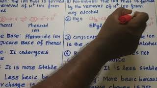 Difference between phenoxide ion and alkoxide ion [upl. by Acus408]