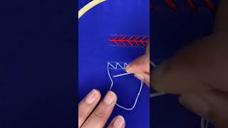 Zigzag Stitch Tutorial  How to do Zigzag Stitch  kaarigari shorts [upl. by Elbag163]