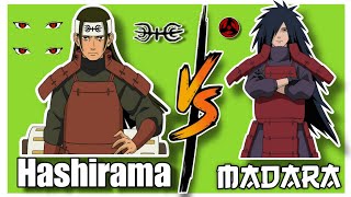 Hashirama Senju Vs Madara Uchiha  Fight Gameplay [upl. by Laram708]