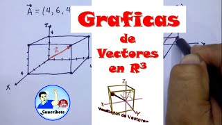 Graficas de Vectores en R3  Harold Alvarez [upl. by Hofstetter]