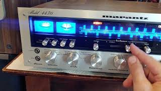 Marantz 4430 Quad Receiver running Stere Mode without the SQA1 FrontRear Logic Adapter [upl. by Dedra]