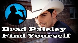 Brad Paisley  Find Yourself Karaoke [upl. by Loralie198]