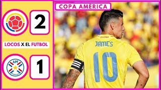 COLOMBIA GANA Y SE QUEDA CON LOS PRIMEROS 3 PUNTOS  COPA AMÉRICA 2024 [upl. by Lihp]