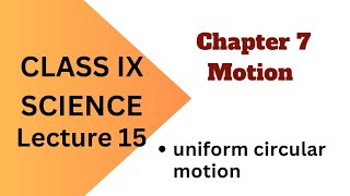 uniform circular motion  distance covered in uniform circular motion  motion  chapter 7 [upl. by Krein]