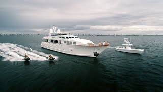 Broward 118 Charter Yacht  quotSUPquot [upl. by Anelrahs]