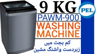 Pel Fully Automatic Top Load Washing Machine  PAWM 900  90 KG  Price In Pakistan [upl. by Bryce]