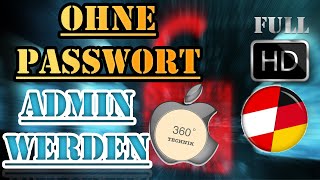 Admin Passwort zurücksetzen  Mac  Tutorial  Geman  FullHD [upl. by Llyrehc]