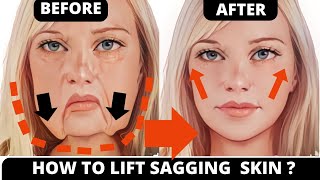 🛑 FACE EXERCISE TO TIGHTEN AND LIFT THE FACE SAGGY SKIN JOWLS NASOLABIAL FOLDS FOREHEAD [upl. by Adnocahs]