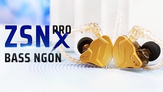 KZ ZSN Pro X chỉ 500K Màu mới  Dây mới  Chất âm nâng cấp [upl. by Bruce386]