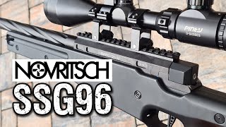 Novritsch SSG96 Airsoft Sniper Review  Deutsch [upl. by Leisha207]