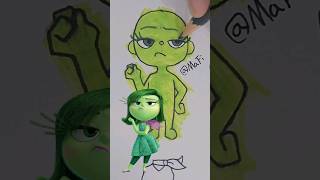 까칠이 종이인형 만들기 인사이드아웃 라일리의 감정들 disgust insideout insideout2 tocaboca paperdiy disney cute [upl. by Chappy]