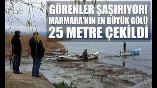 İznik Gölü görenleri hayrete düşürüyor Suları neden çekiliyor Neyin habercisi [upl. by Latisha992]