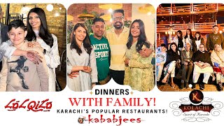 EP39 Dinner with Family at Lalqila Kababjees amp Kolachi  Karachi’s Top Restaurants Vlog [upl. by Fairleigh]