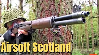 Airsoft War  M14 G36 MP44 MP5 POW Scotland HD [upl. by Czarra943]