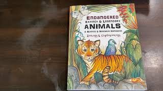 Endangered Extinct and Legendary Animals Fun schooling journal [upl. by Halverson]