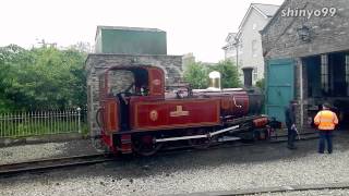 Victorian Steam Railway No4 in isle of man 2012 マン島のビクトリアン蒸気機関車 [upl. by Aniroz]