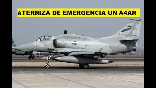 ATERRIZA DE EMERGENCIA UN A4AR EN CORDOBA [upl. by Hayidah]