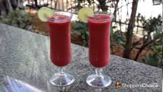 How to make a Strawberry Daiquiri  New Orleans Style Drink Recipe  Tailgator Gas Powered Blender [upl. by Lebana633]