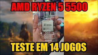 Ryzen 5 5500 RX 580 8gb 2048SP  Teste em jogos [upl. by Virg]