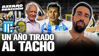 AZZARO REACCIÓN RACING PERDIÓ CON ROSARIO CENTRAL POR PENALES 22 Y 67 [upl. by Luapleahcim]