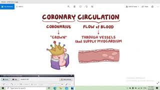 Coronary circulation شرح عربي [upl. by Acinimod]