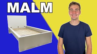 MALM TWIN Bed Frame IKEA Tutorial  Easy To Follow [upl. by Lexine572]