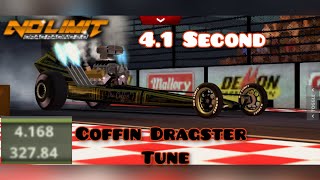 No Limit Drag Racing 20 Coffin Dragster 41 Second Tune Update 181 [upl. by Shelton209]