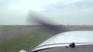 Cessna 172  Short Field Landing and Soft Field Takeoff  Hayti MO M28 [upl. by Ahsratan]