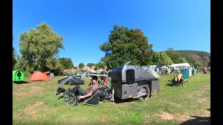 4 FaWoWa Treffen 2022 in Wünschendorf EBike Tour von Weyhe nach Gera [upl. by Annauj683]