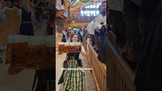 10 auf einen Streich💪🍻 bavarianbeerworldwidebierlehrerschützenzeltmaßbierwiesnoktoberfest10 [upl. by Olaznog]